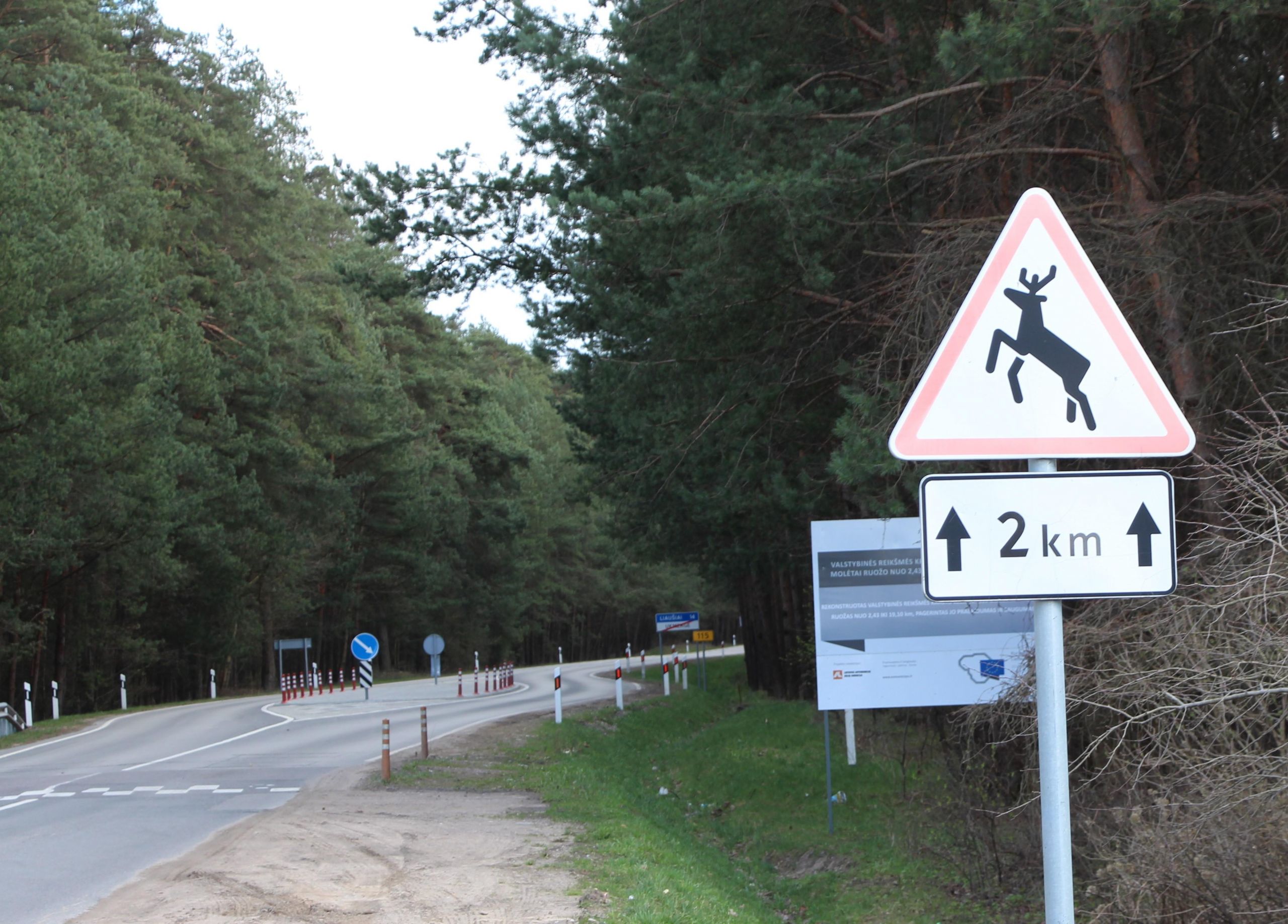 Miškingose vietovėse būkite dėmesingi! /