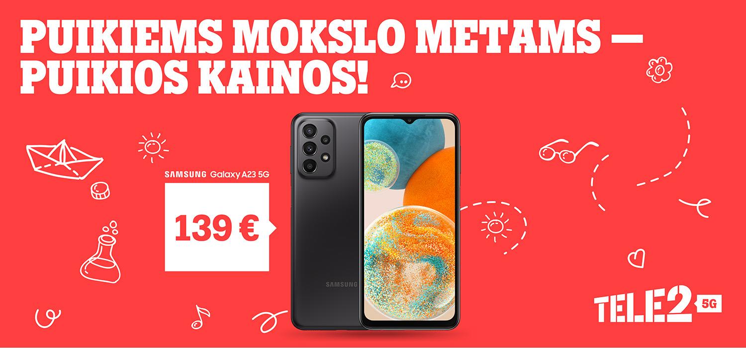 Mokslo metus pasitikite išmaniai: ypatingi „Tele2“ pasiūlymai įrenginiams ir praktiškos dovanos /