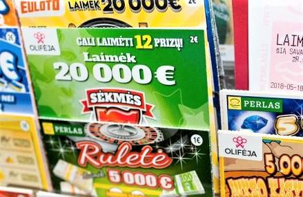 Nebegalės įsigyti loterijos bilietų /