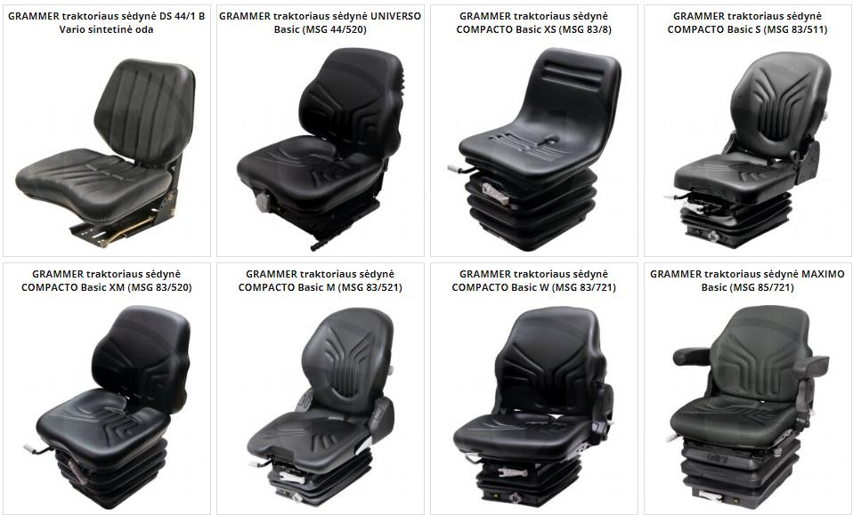 Norite kainos ir kokybės santykio? Tai atitiks Grammer sėdynės /