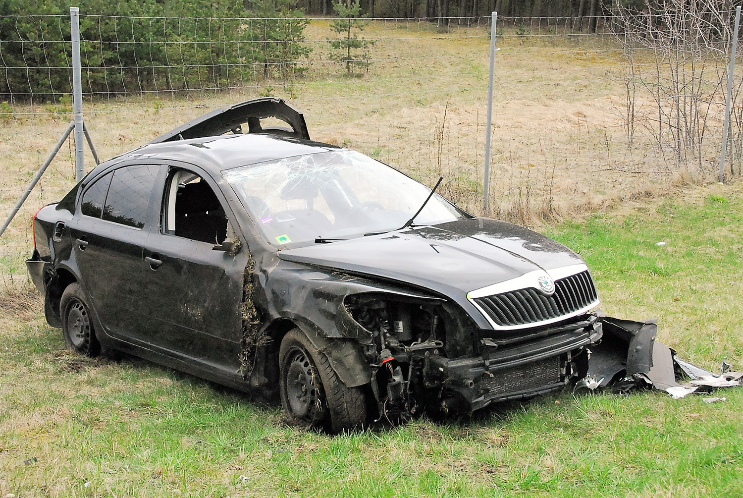 vairuotojas sužalojimų išvengė. Gedimino Nemunaičio nuotr.