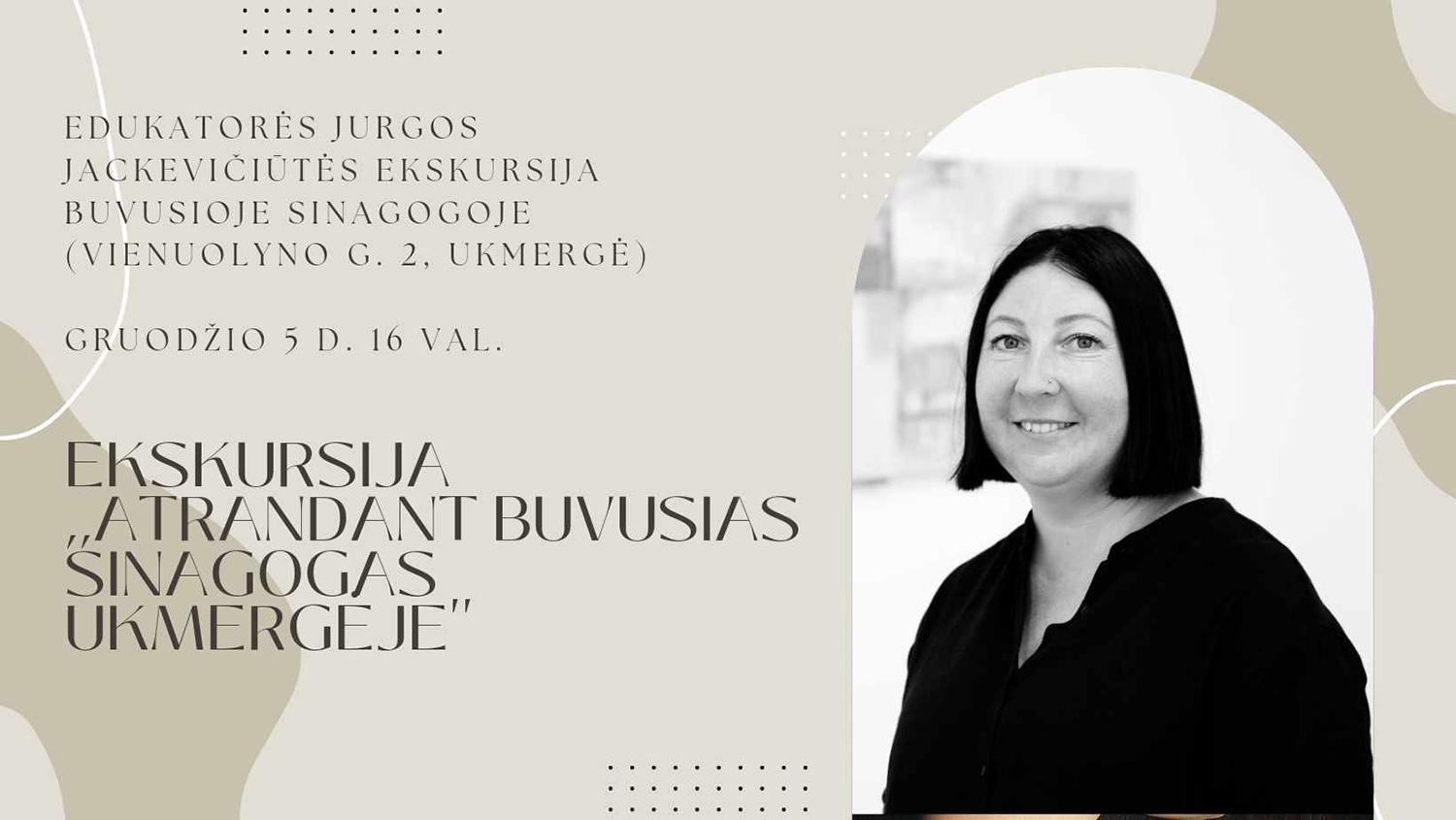 Organizuojama ekskursija buvusioje sinagogoje /