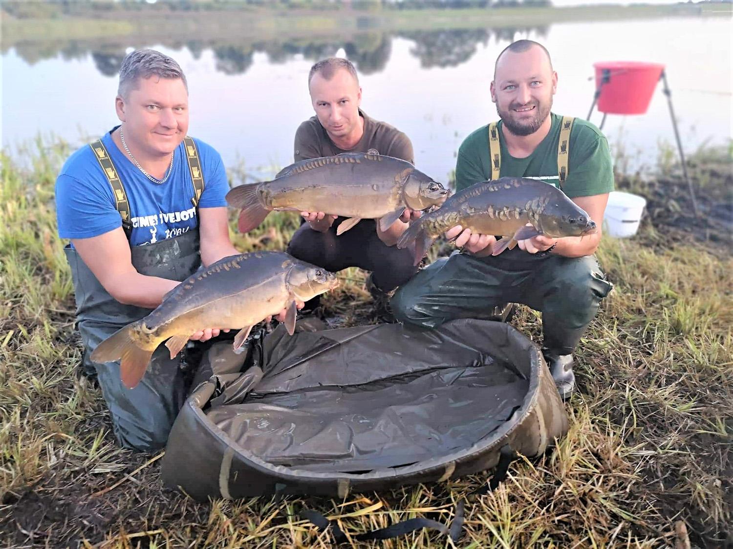 Pagrindinis varžybų principas: pagavai – paleisk / Pirmą vietą