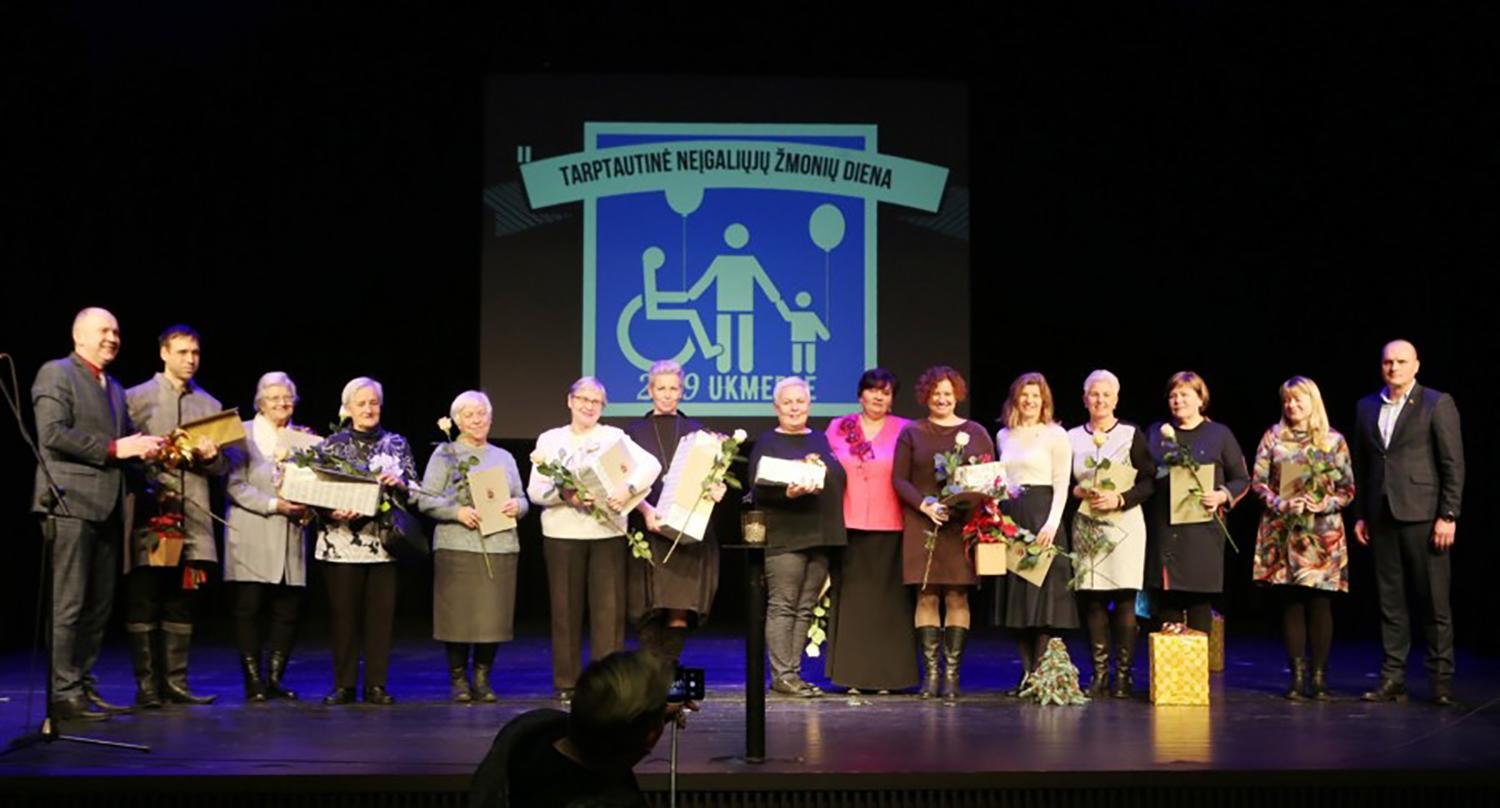 Paminėta Tarptautinė žmonių su negalia diena / Dainiaus Vyto nuotr. Už aktyvią veiklą