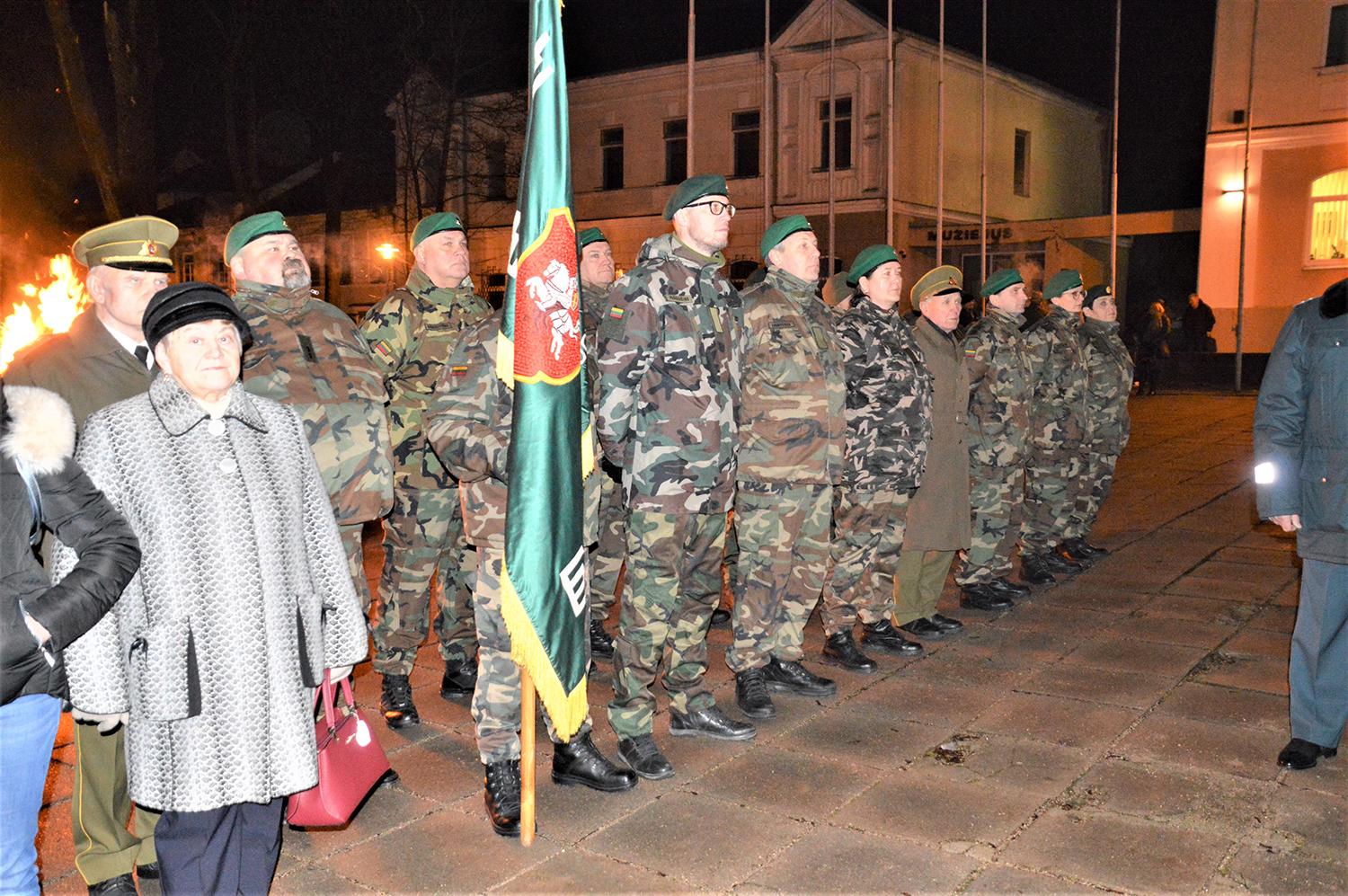 Paminėtos 29-osios Laisvės gynėjų dienos metinės / Autoriaus nuotr. Sausio 13-osios minėjime.