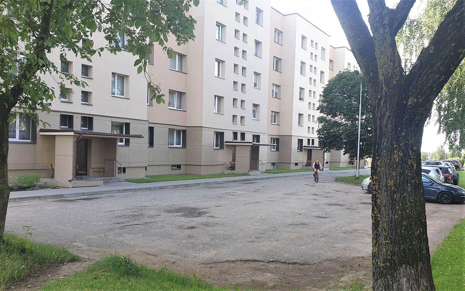 Pivonijos mikrorajone rengs privažiuojamąją gatvę / Autorės nuotr. Įrengiant privažiuojamąją gatvę planuojama nauja statyba su aplinkos sutvarkymu.