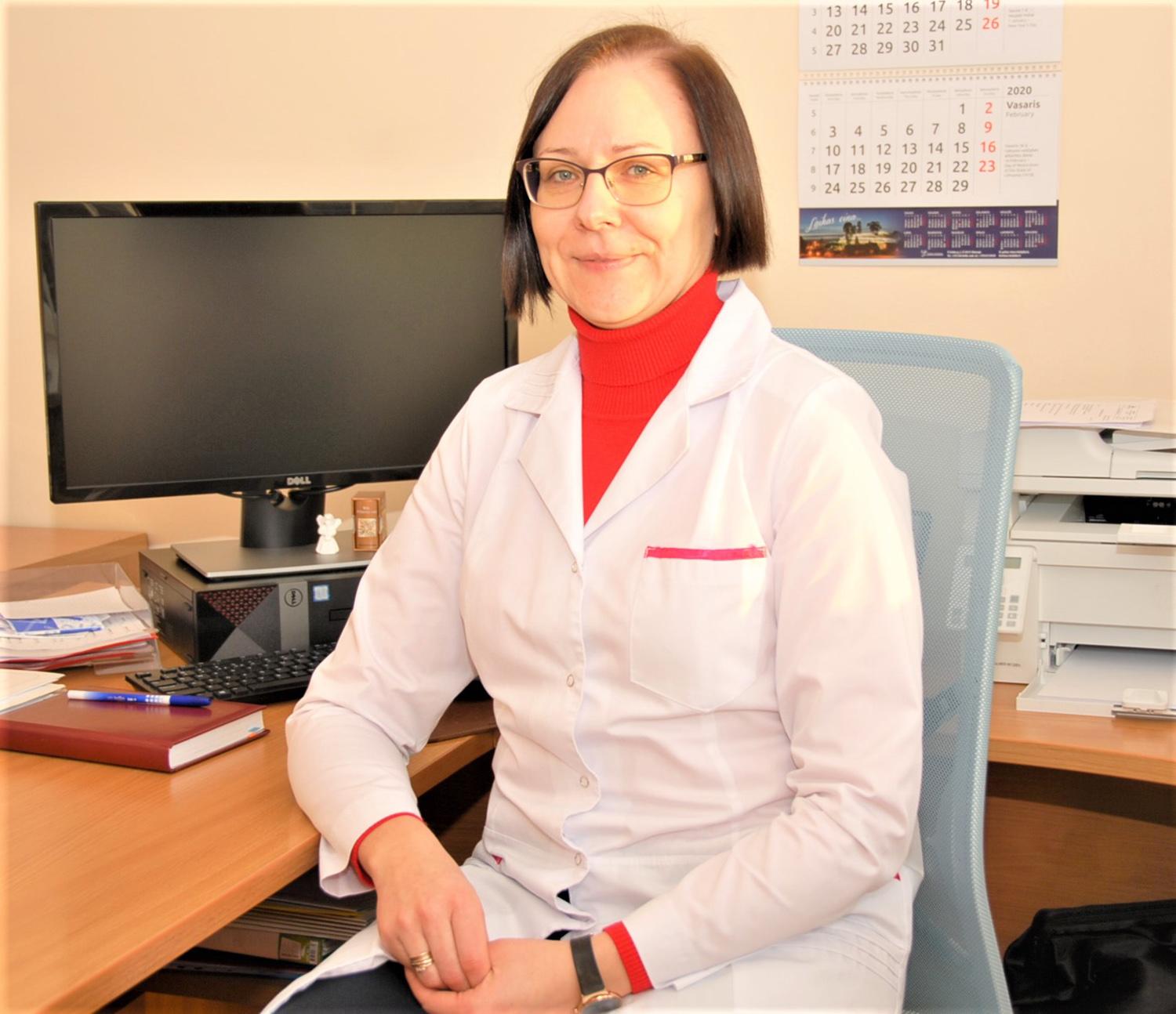 Poliklinikos reitingai neatspindi tikrovės / Gedimino Nemunaičio nuotr. PSPC vadovė ir vyriausioji gydytoja G. Čepienė.