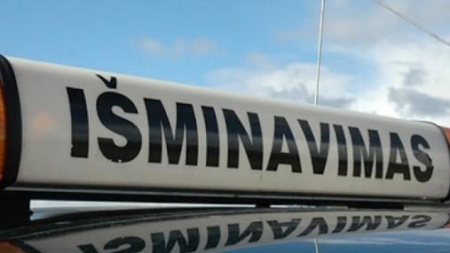 Prieštankinę miną rado daugiabučio rūsyje /