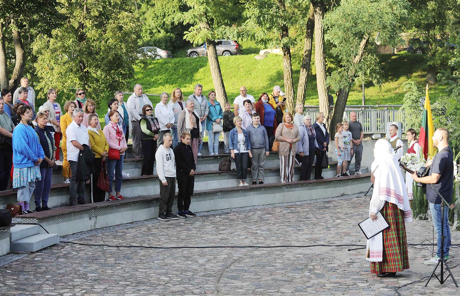 Prisimintos stalinizmo ir nacizmo aukos / Renginio akimirkos.