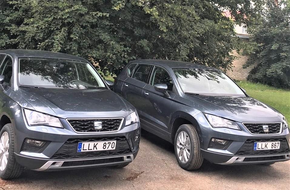 PSPC – du nauji automobiliai /