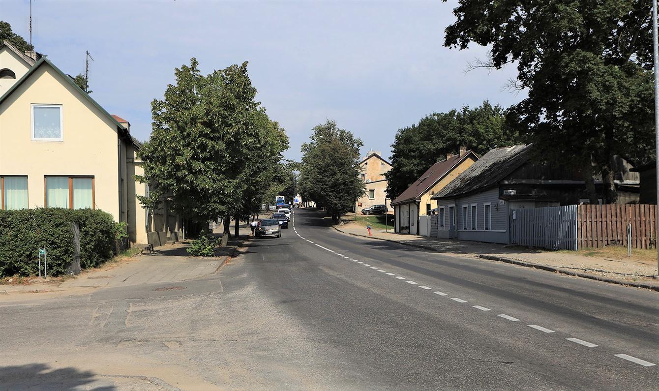 Remonto darbai Vilniaus gatvėje atidedami / Dainiaus Vyto nuotr. Šios Vilniaus gatvės atkarpos remonto dar teks laukti.