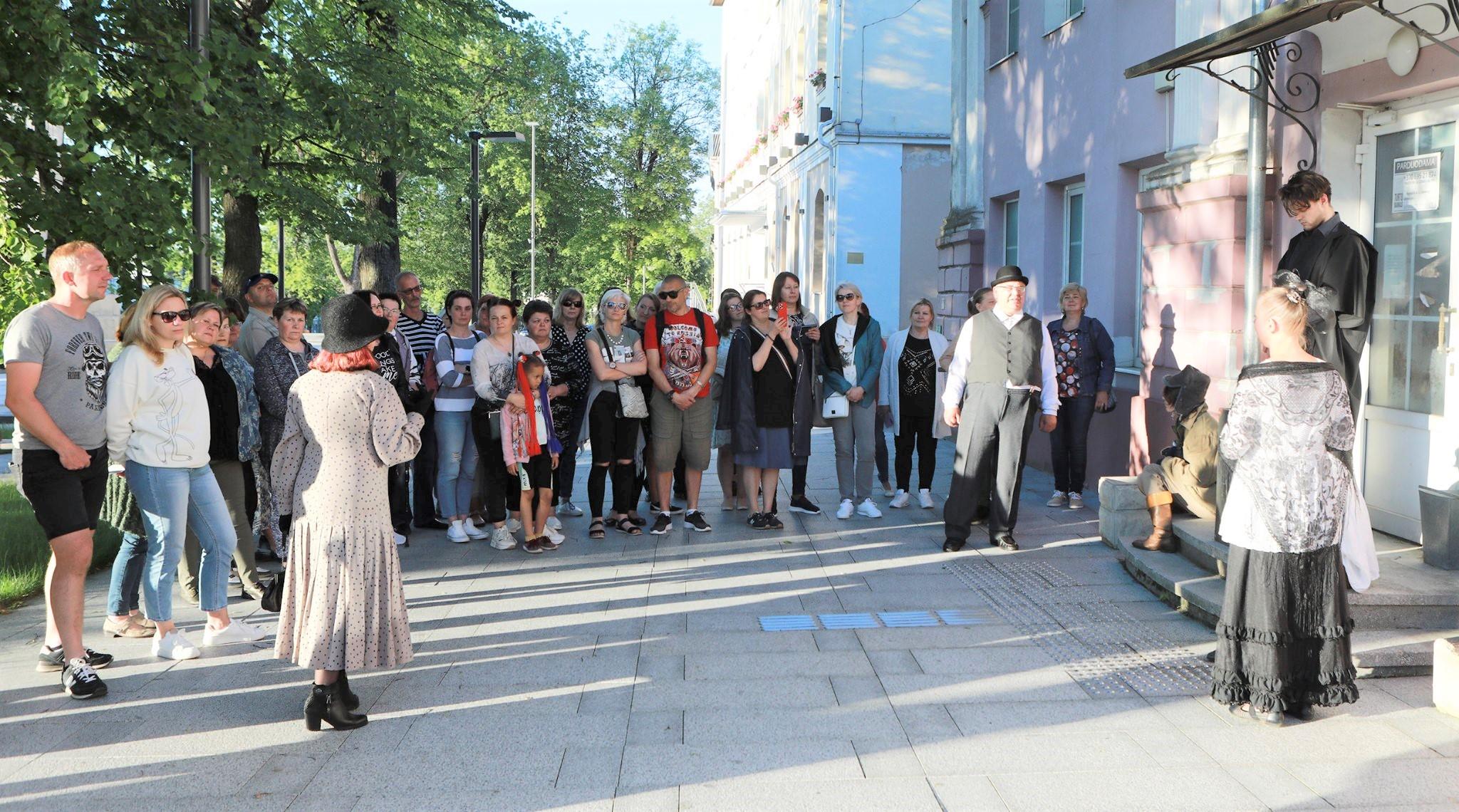 Senamiesčio erdvėse atgyja senosios Ukmergės gyventojai / Dainiaus Vyto nuotr.