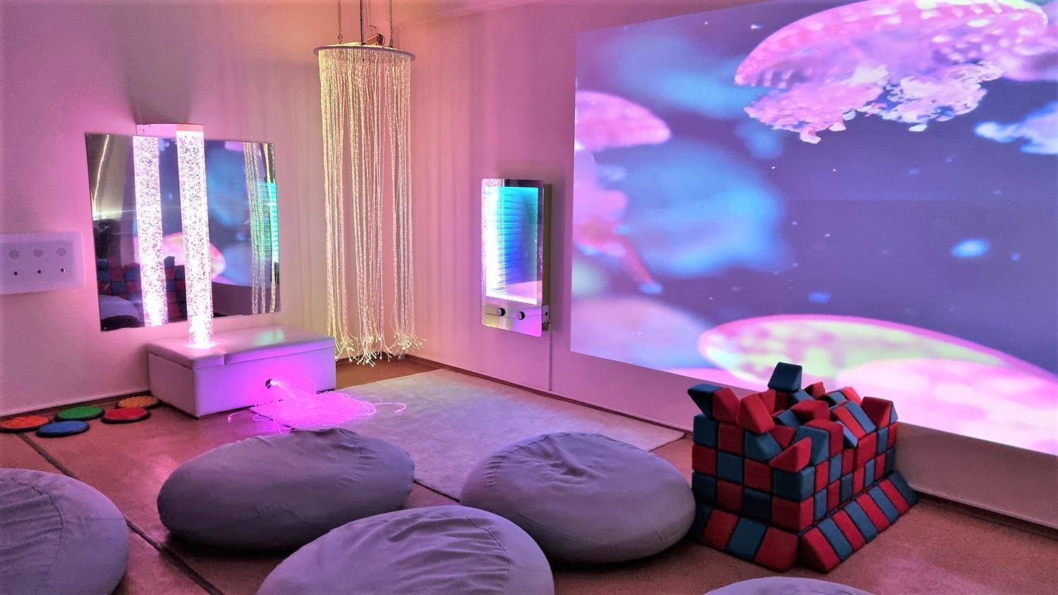 „Šilo“ progimnazijoje – naujos erdvės / Autorės nuotr. Pojūčių kambarys.