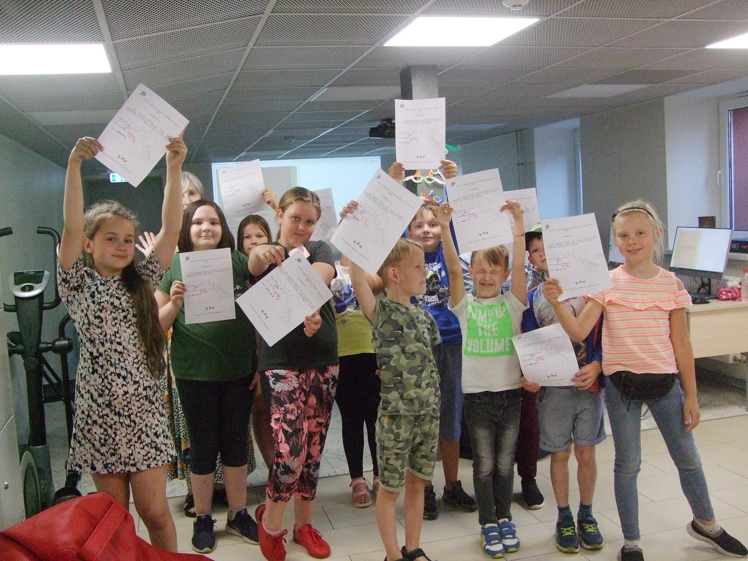 Stovykloje „Tarp knygų“ / Stovykloje „Tarp knygų“ vaikai patyrė daug įspūdžių.  Danutės Žironienės nuotr.