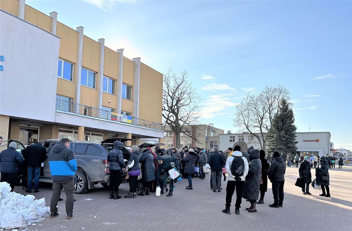 Streikuoja ir Ukmergės ūkininkai / Skaistės VASILIAUSKAITĖS-DANČENKOVIENĖS nuotr.