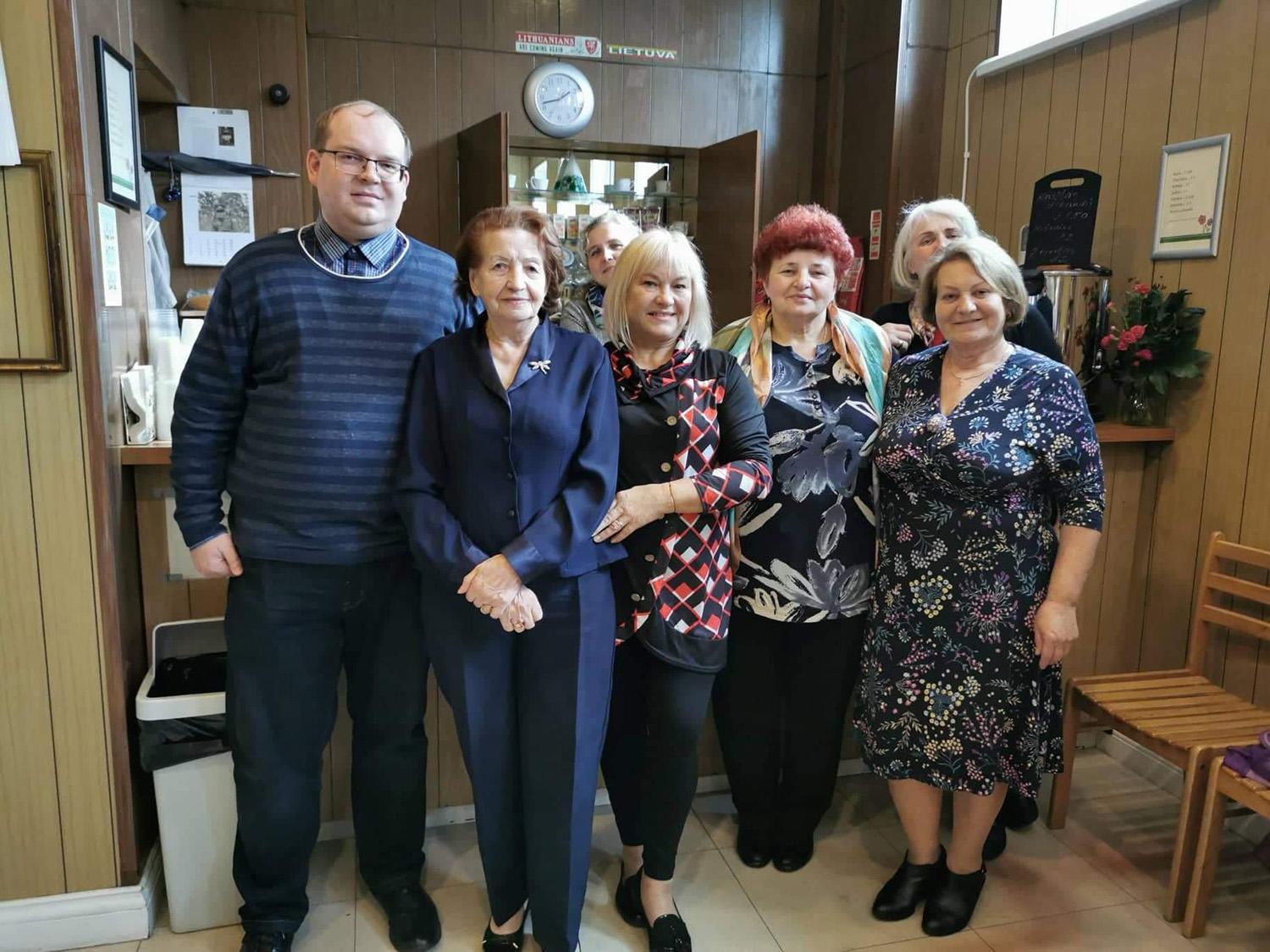 Sulaukė staigmenos iš Londono / Susitikimo svečiai ir organizatoriai.