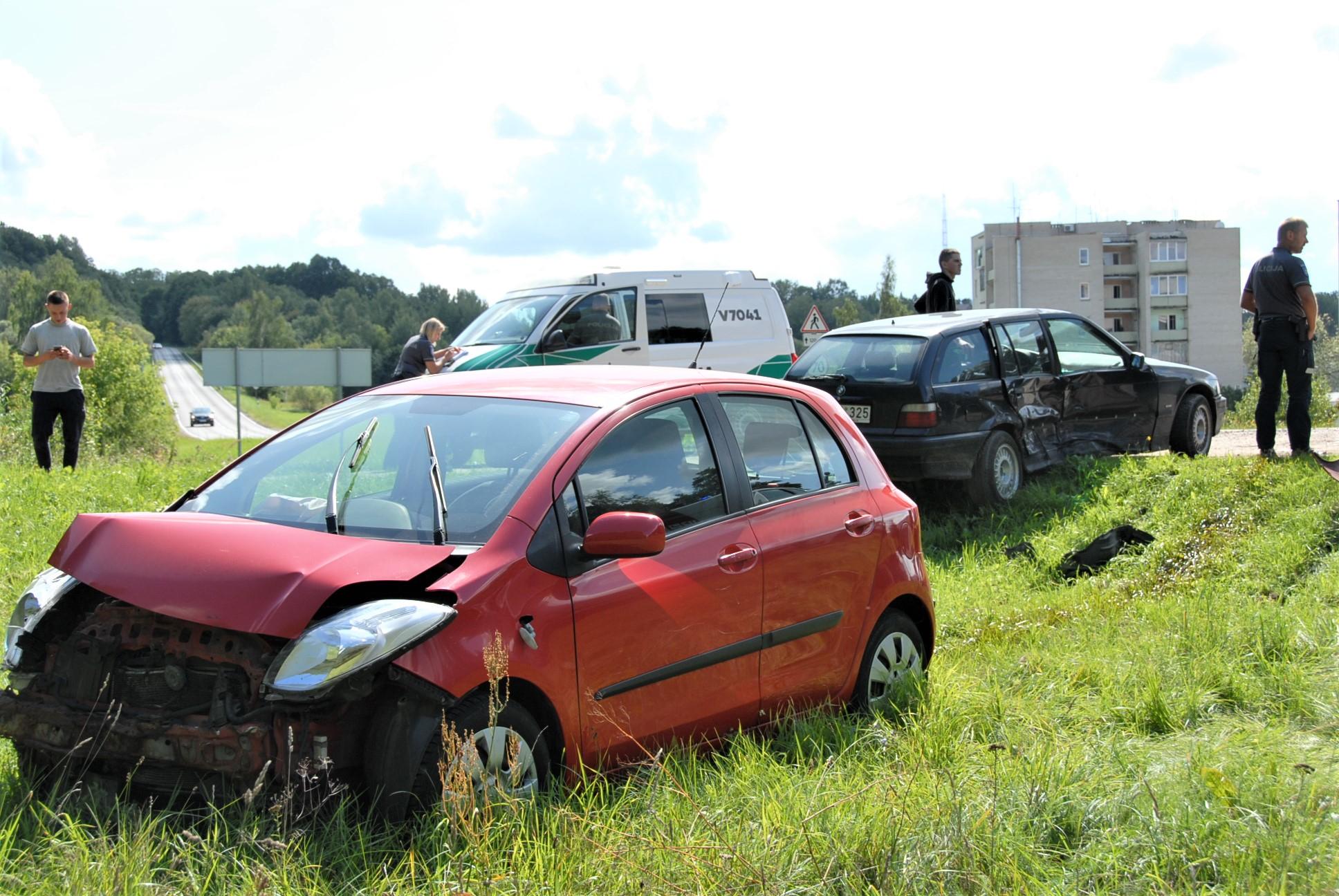 Susidūrė dvi transporto priemonės /