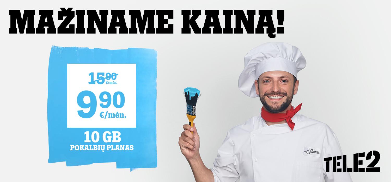 Sutaupykite su „Tele2“: operatorius mažina populiariausių savo planų kainas /