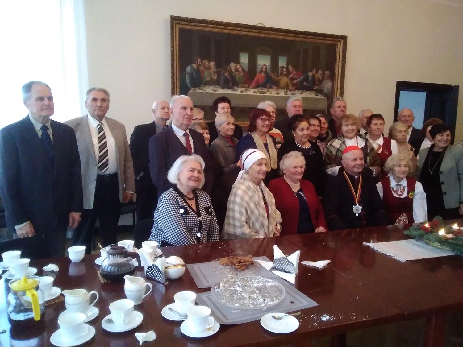 Svečiuose pas kardinolą / Susitikime su kardinolu Sigitu Tamkevičiumi.