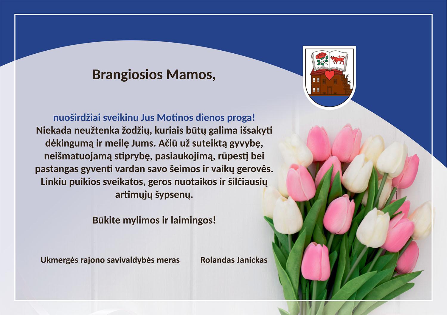 Sveikina su Motinos diena /