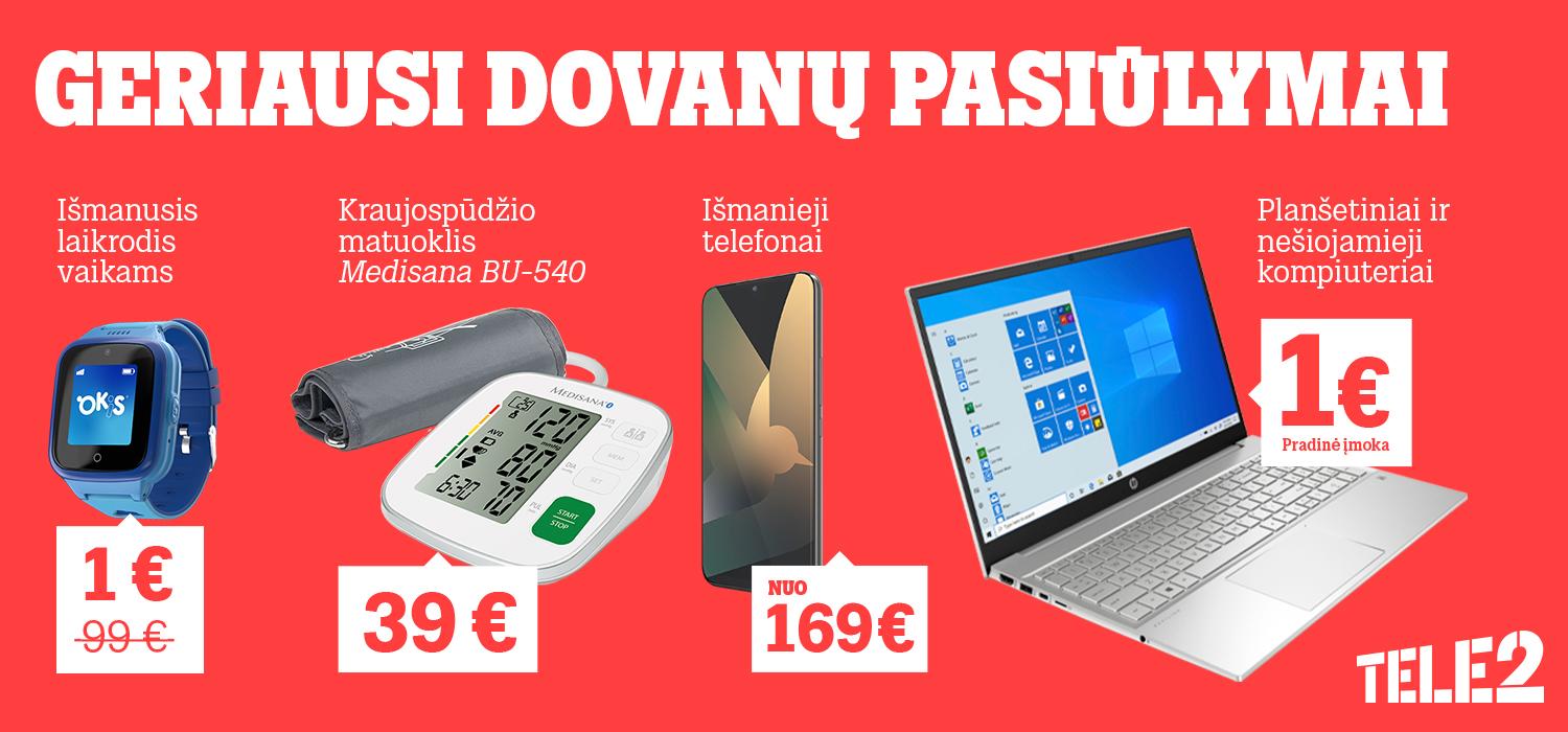 Šventiniai „Tele2“ pasiūlymai nesibaigia: nuolaidos laikrodžiams