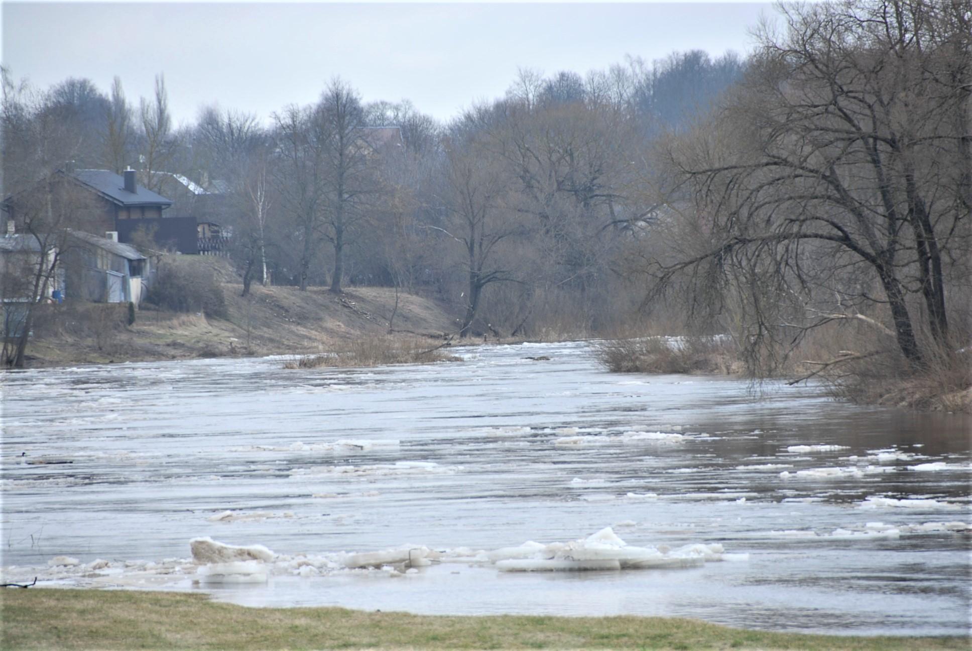 Šventojoje prasidėjo potvynis /