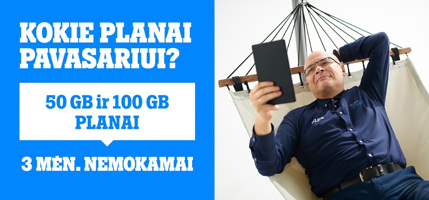 „Tele2“ pavasario pasiūlymas: net tris mėnesius internetu naudokitės nemokamai /