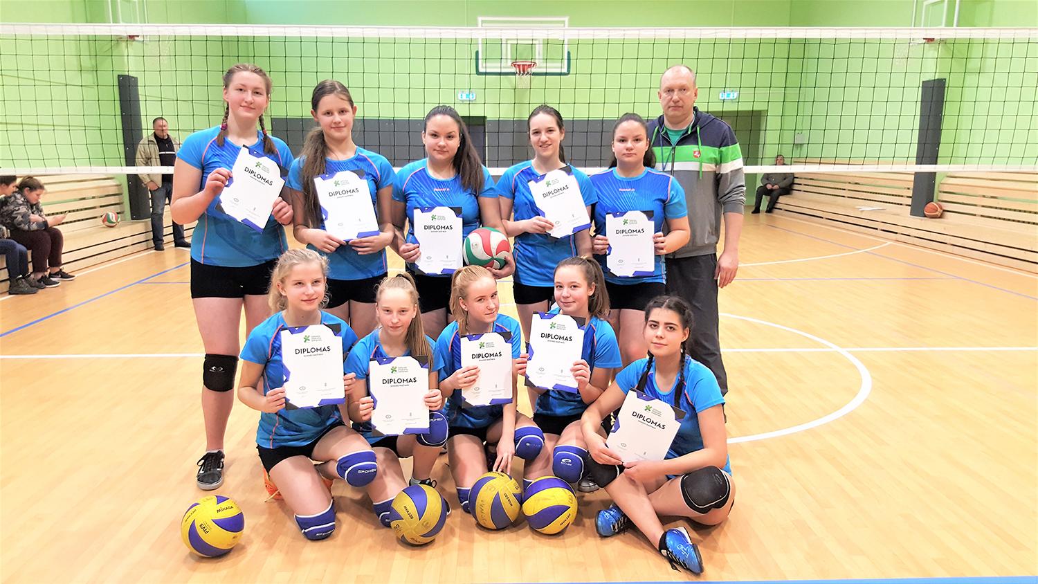 Tinklinio varžybose /