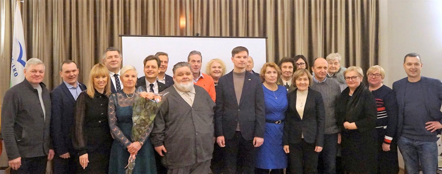 TS-LKD Ukmergės skyrius paminėjo 30-mečio jubiliejų / Rimvydo Šlepečio nuotr. TS-LKD Ukmergės skyriaus nariai ir svečiai paminėjo jubiliejų.