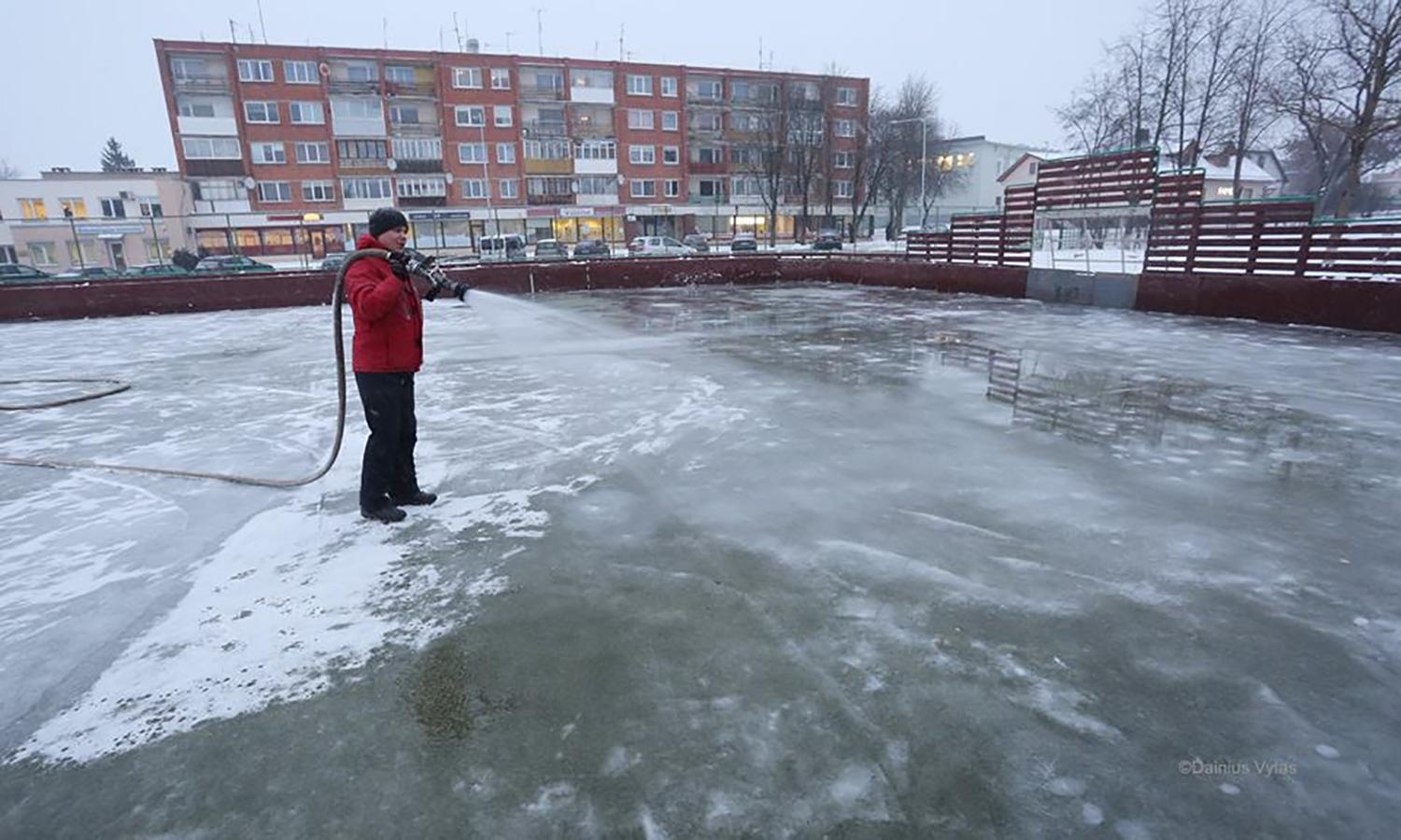 Ukmergėje įrengta čiuožykla / Dainiaus Vyto nuotr.