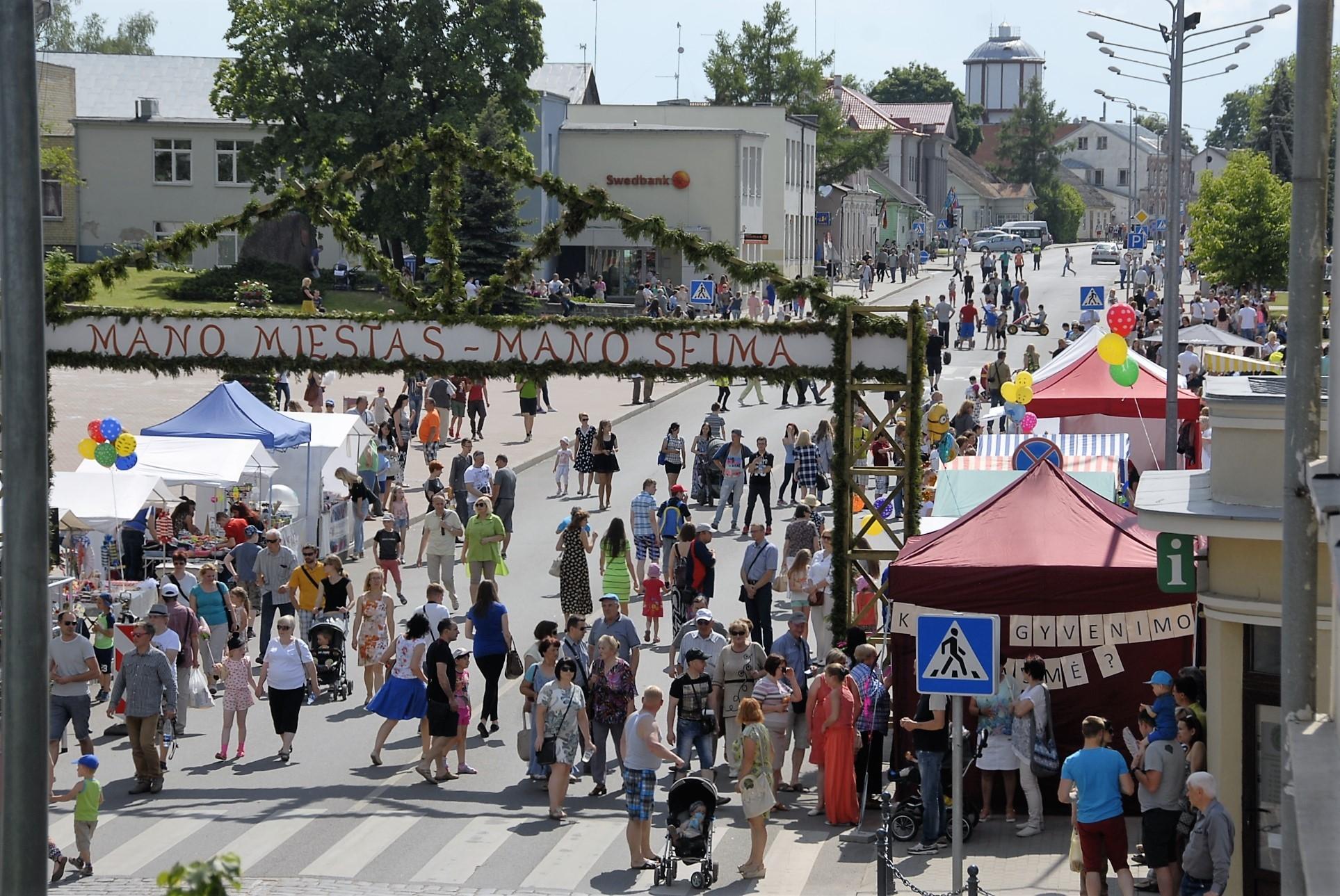 Ukmergės miesto šventę minint /