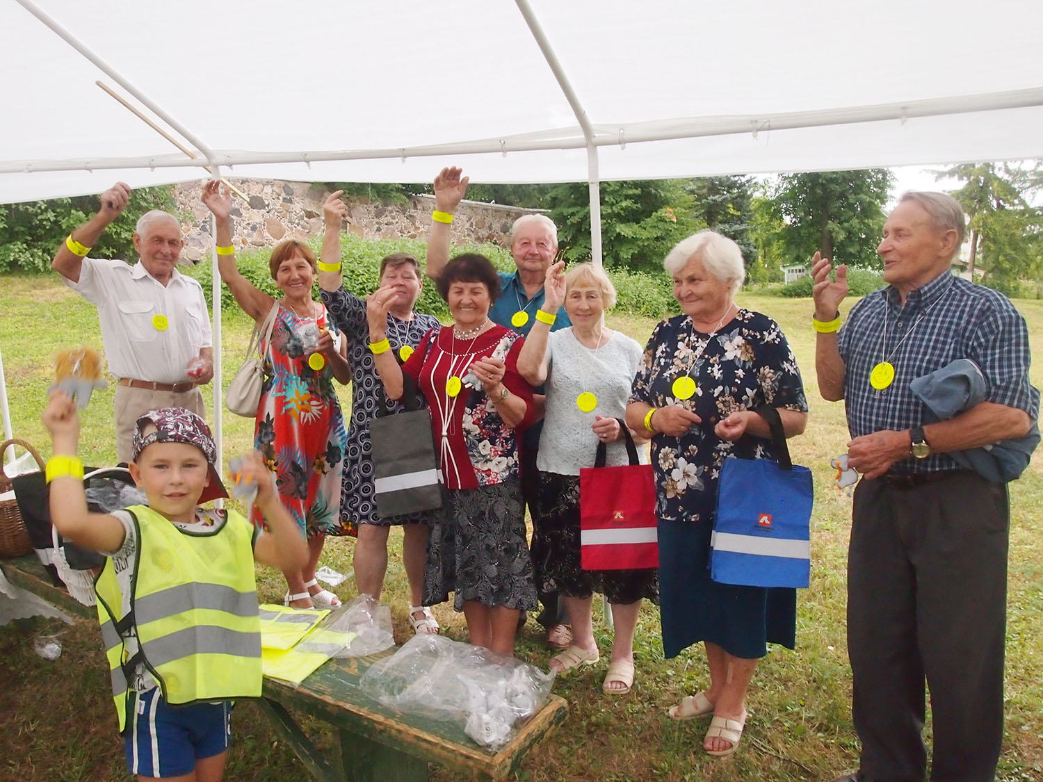 talkino policijos pareigūnai.