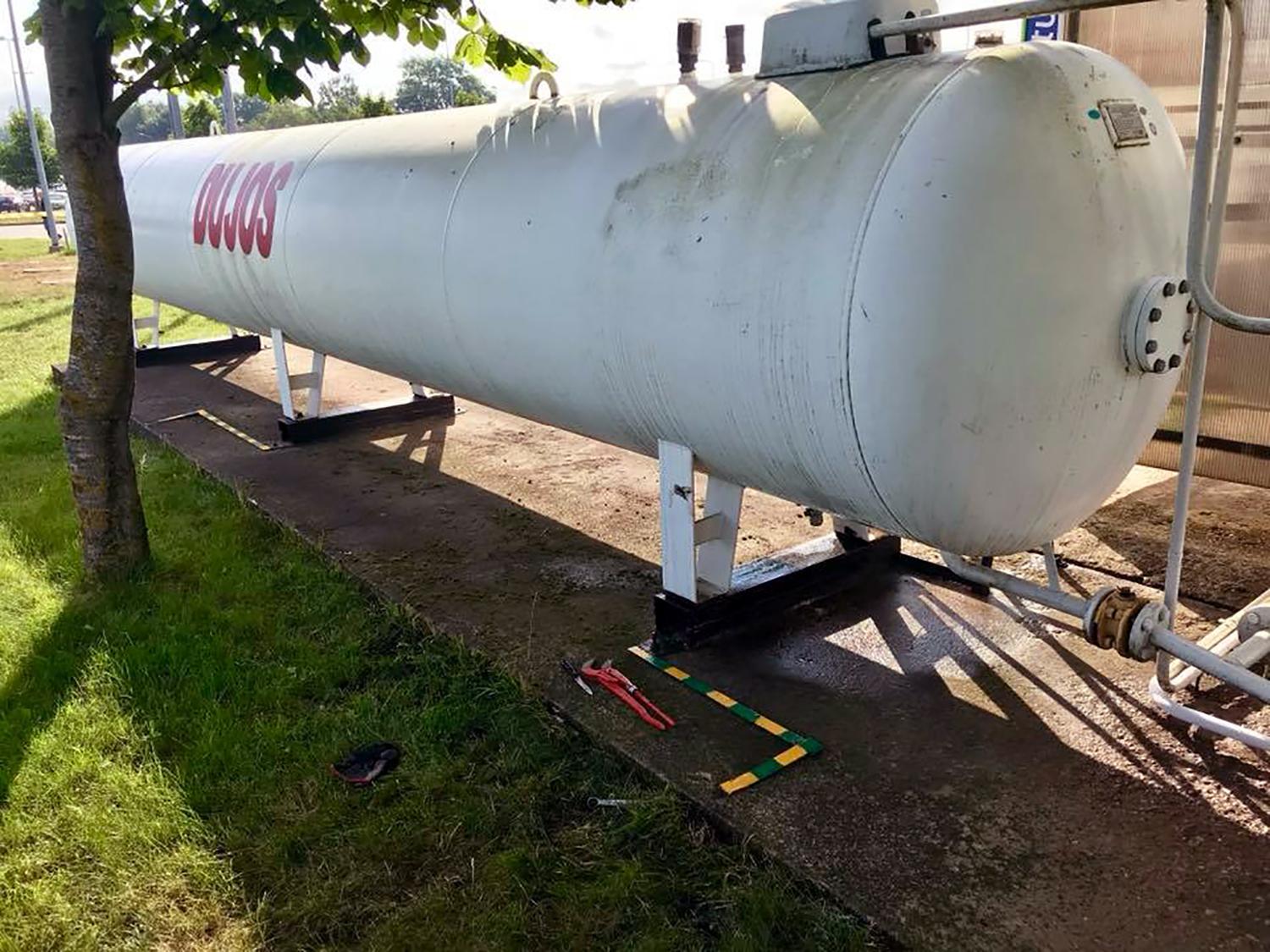 Veržėsi dujos / Ukmergės PGT nuotr.