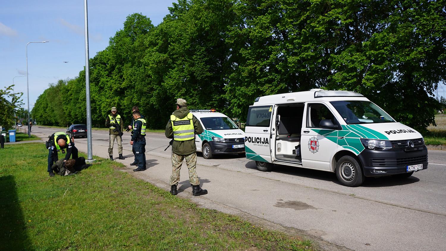 Vyko lauko taktinės pratybos „Budrus velnias 2023“ / Rajone vyko taktinės pratybos.
