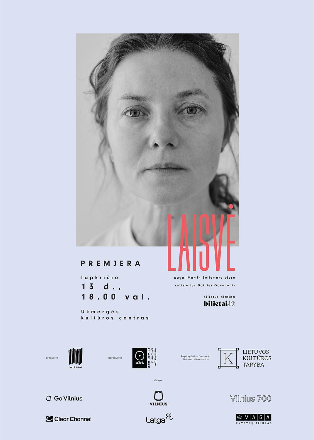 Žymių aktorių ansamblį sujungęs spektaklis „Laisvė“ iškeliauja po Lietuvą /