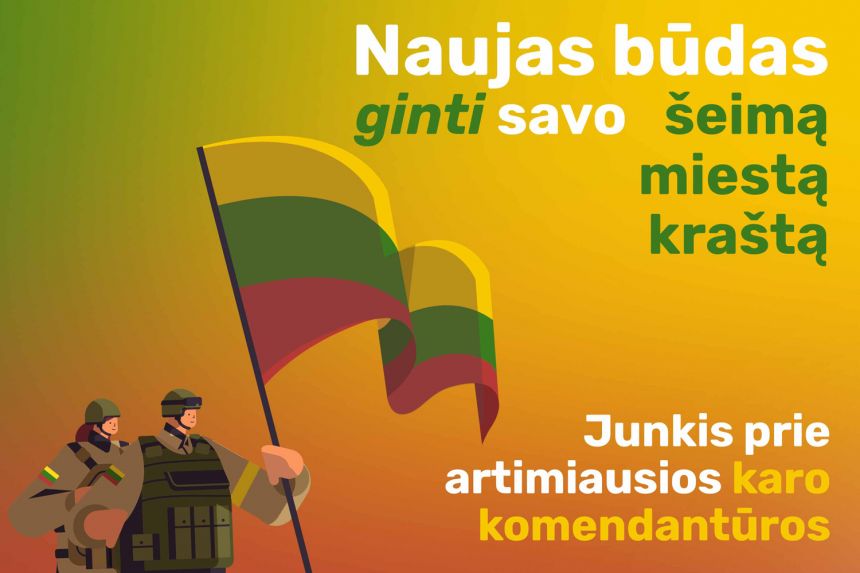 Gyventojai raginami jungtis prie karo komendantūrų