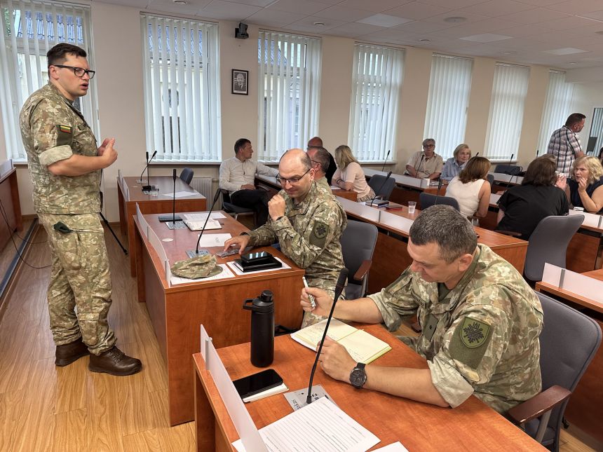 Buvo surengtos pratybos