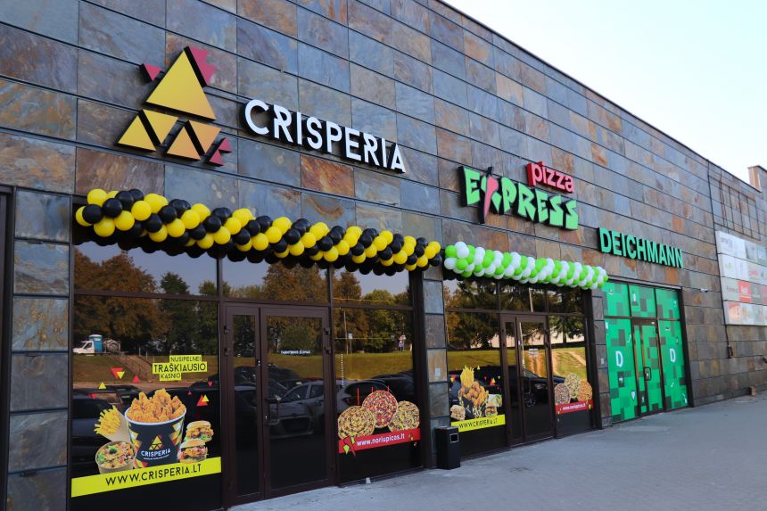 Ukmergėje atidarytas pirmasis Express Pizza ir Crisperia restoranas