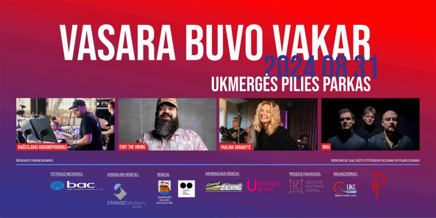 Kviečia su vasara atsisveikinti smagiai