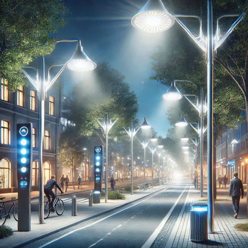 Kai naktis tampa šviesa: išmaniosios gatvių apšvietimo sistemos Tartu