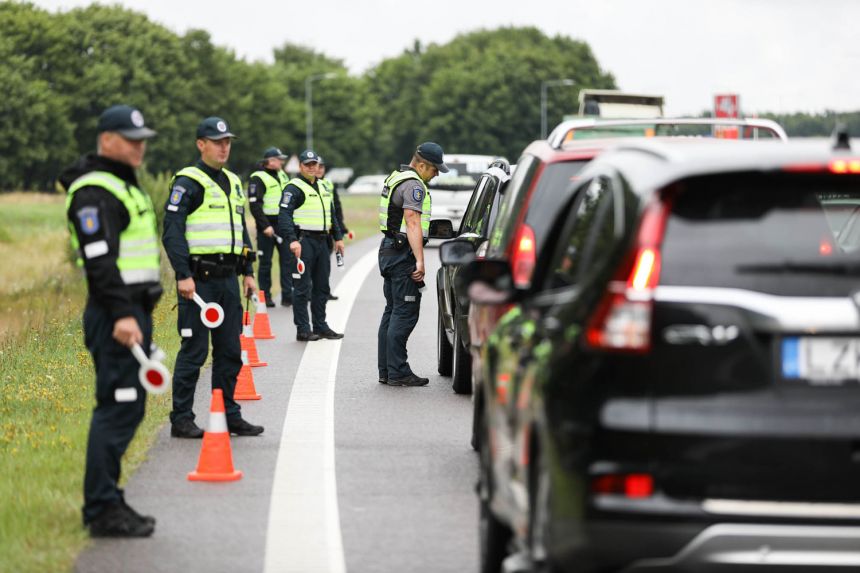 Šalies keliuose – policijos reidai