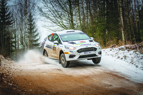 Ukmergiškis ralio lenktynininkas sėkmingai debiutavo užsienio trasose