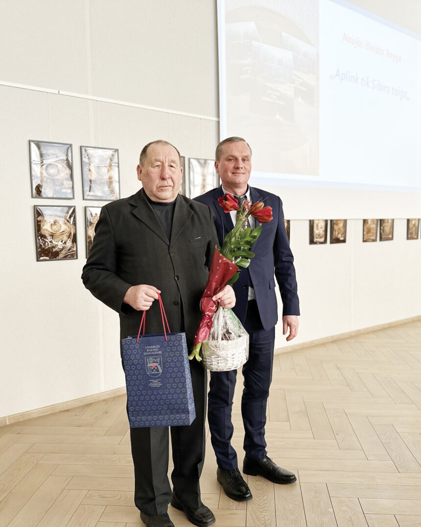 Ukmergės tremtinių susibūrime – naujos knygos pristatymas
