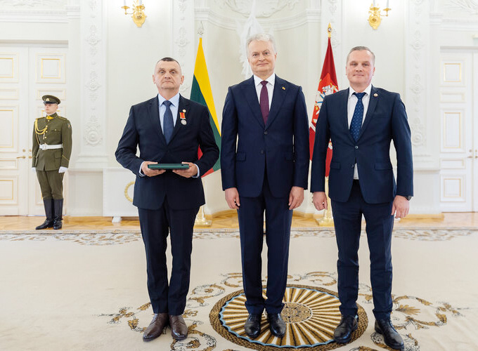 Ukmergiškiui skirtas garbingas apdovanojimas