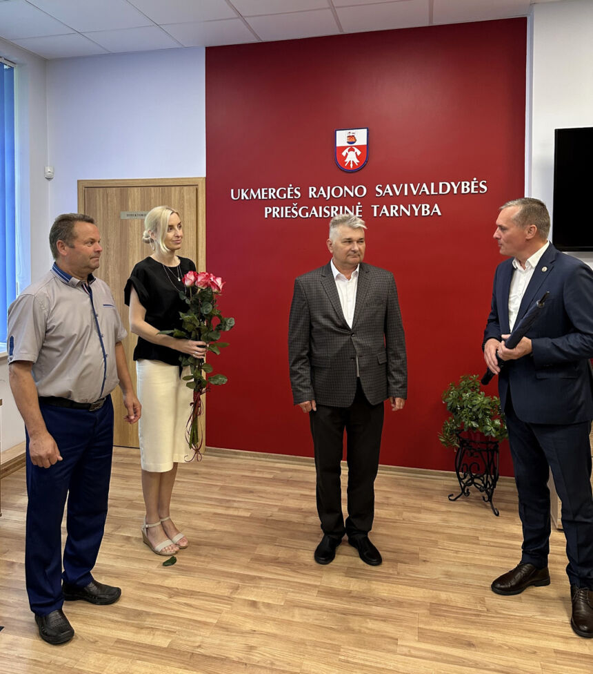 Pasveikino naują Priešgaisrinės tarnybos vadovą