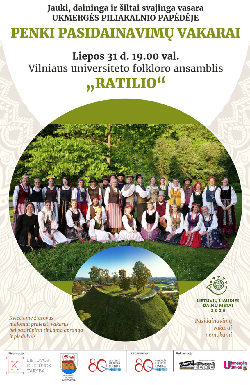 Penki pasidainavimų vakarai