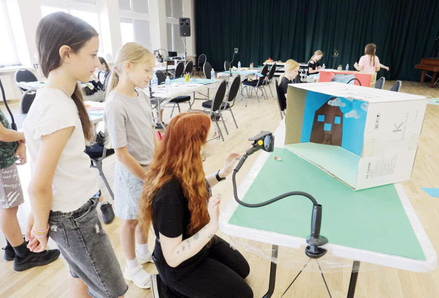 Kūryba, judesys, kultūra vaikų atostogas pavertė ypatingomis