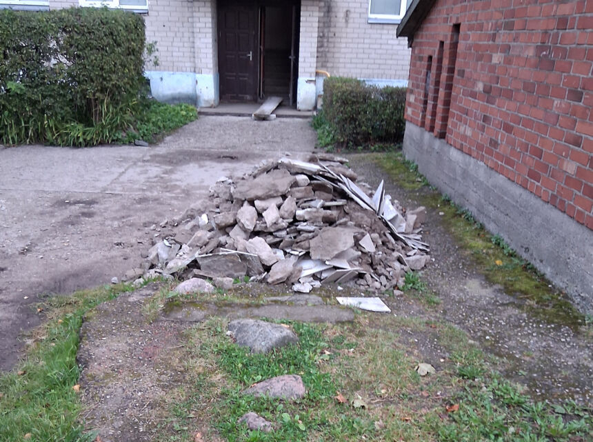 Statybines atliekas pažadėjo išvežti