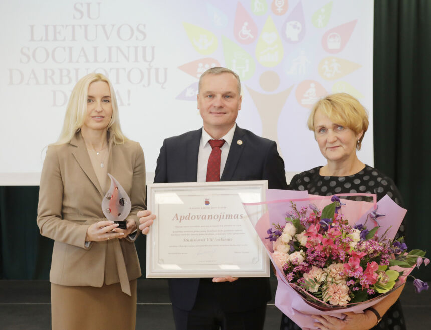 Šventėje pagerbti socialiniai darbuotojai