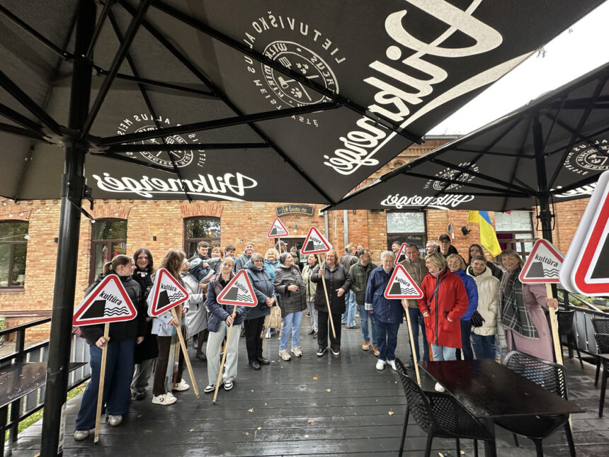 Protestavo ir Ukmergės kultūros bendruomenė